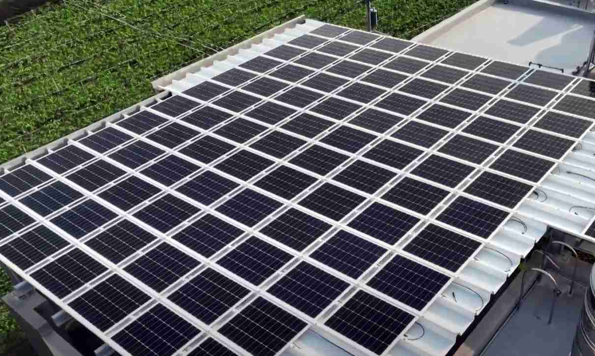 28国际SunSteel光电浪板升级双玻结构，，，，以提升机械负载强度及气候耐候度，，可广泛运用于多元场域